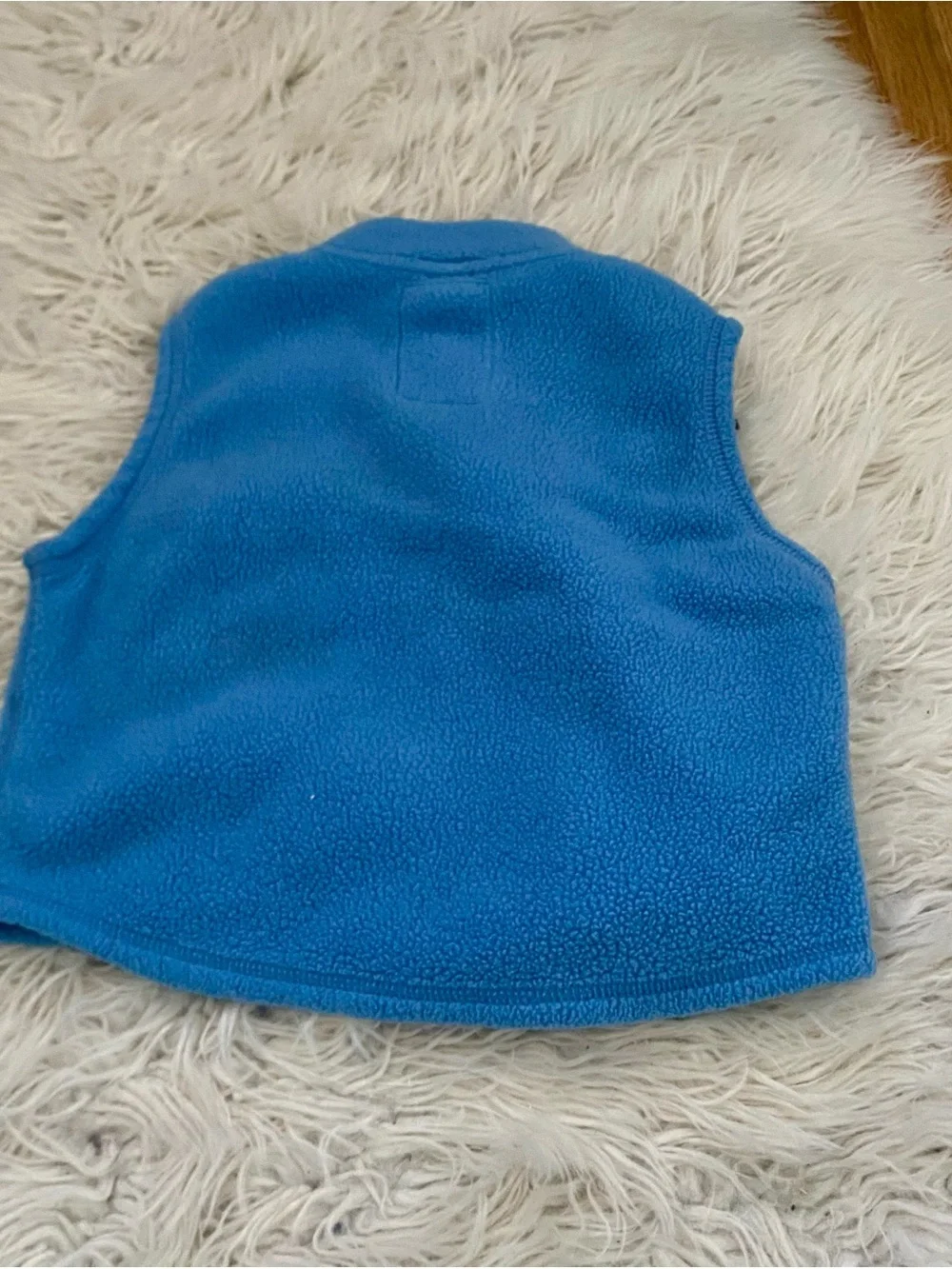 Patagonia Baby Synchilla® Fleece Vest Blue Size 24 Months Zip Up Unisex